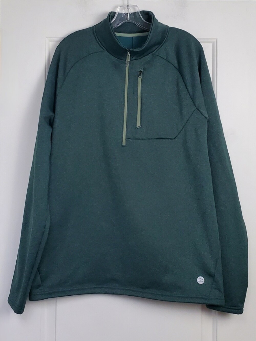 LL Bean Mens Mountain Classic 1/2 Zip Fleece Pullover - Size LT TALL- EUC
